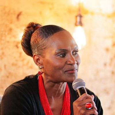 Elize Angula during the panel conversation